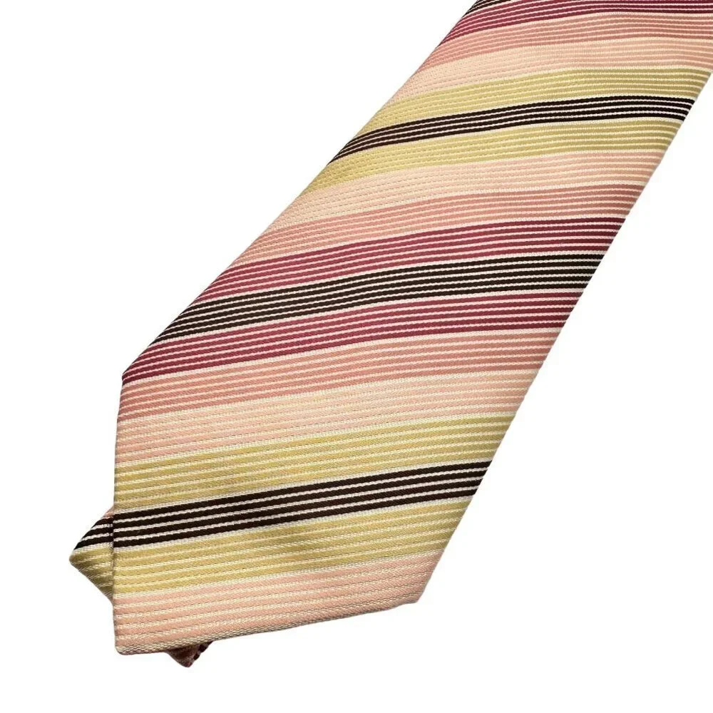 Hermés Paris Men's Multicolor Pastel‎ Tie 100% Silk